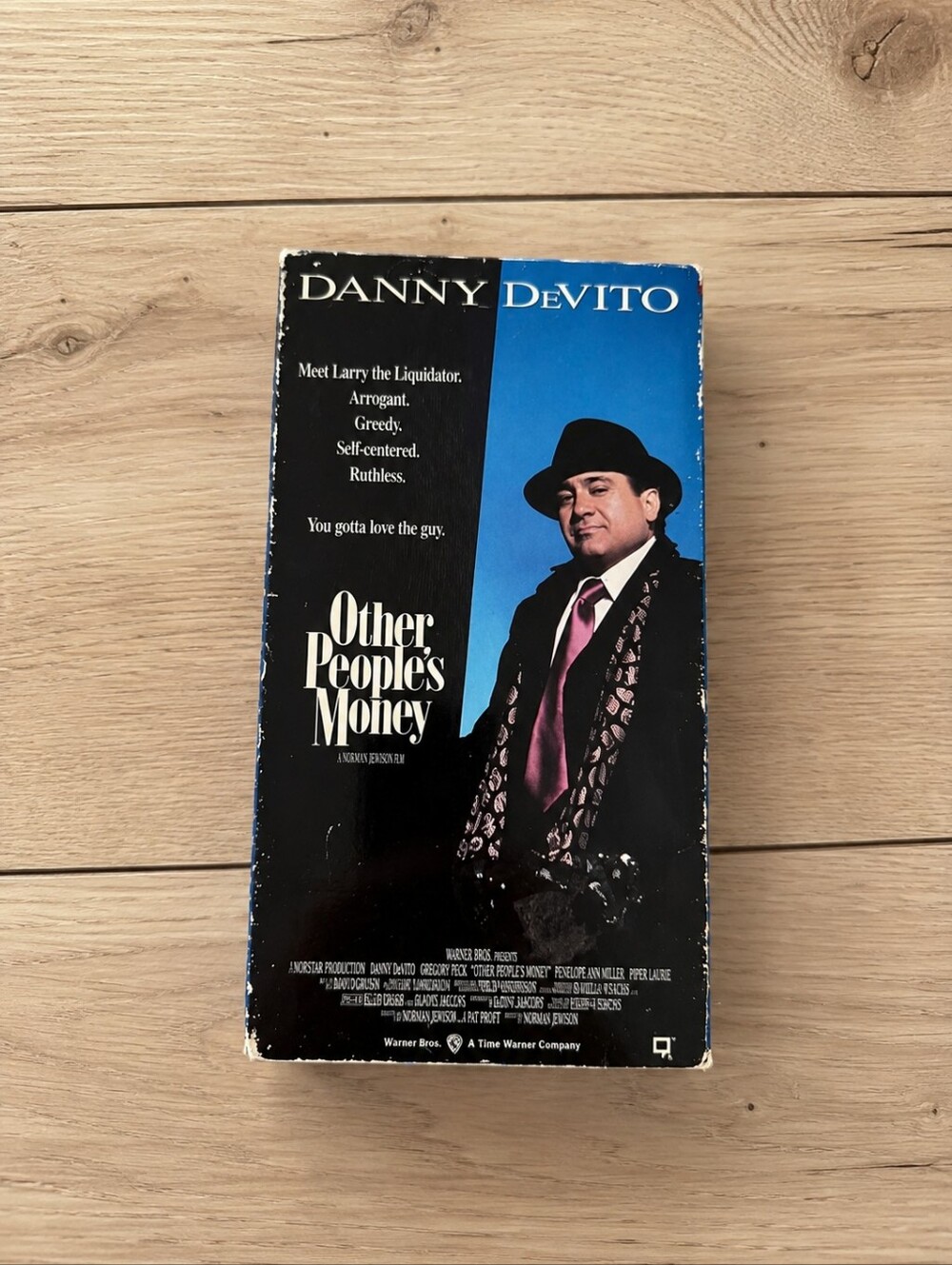 Danny DeVito "Other People's Money" Movie Poster - Blue Black Pink